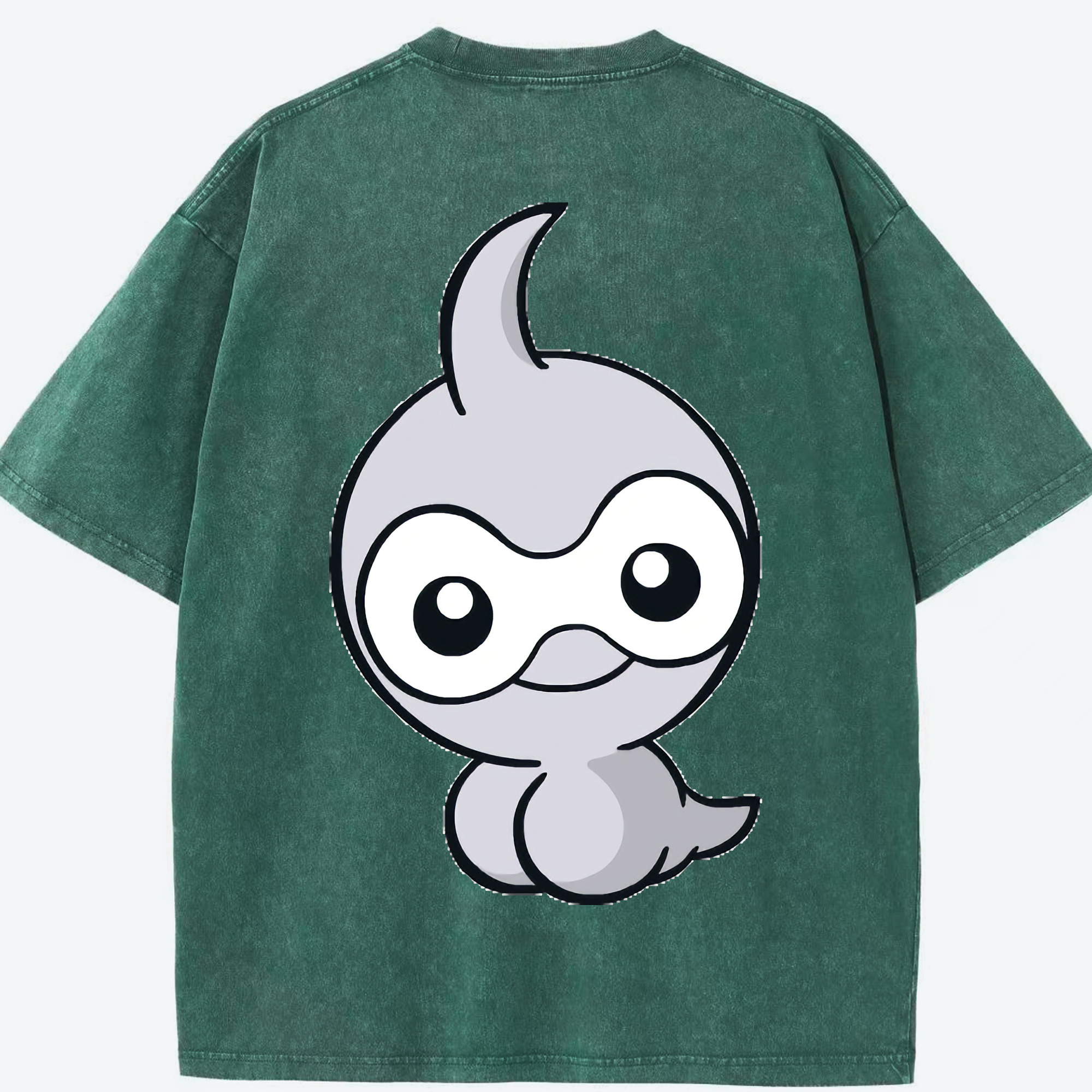 （画像用） ポケットモンスター Pokémon 綿100% ヴィンテージ風 半袖Tシャツ（背面プリント）